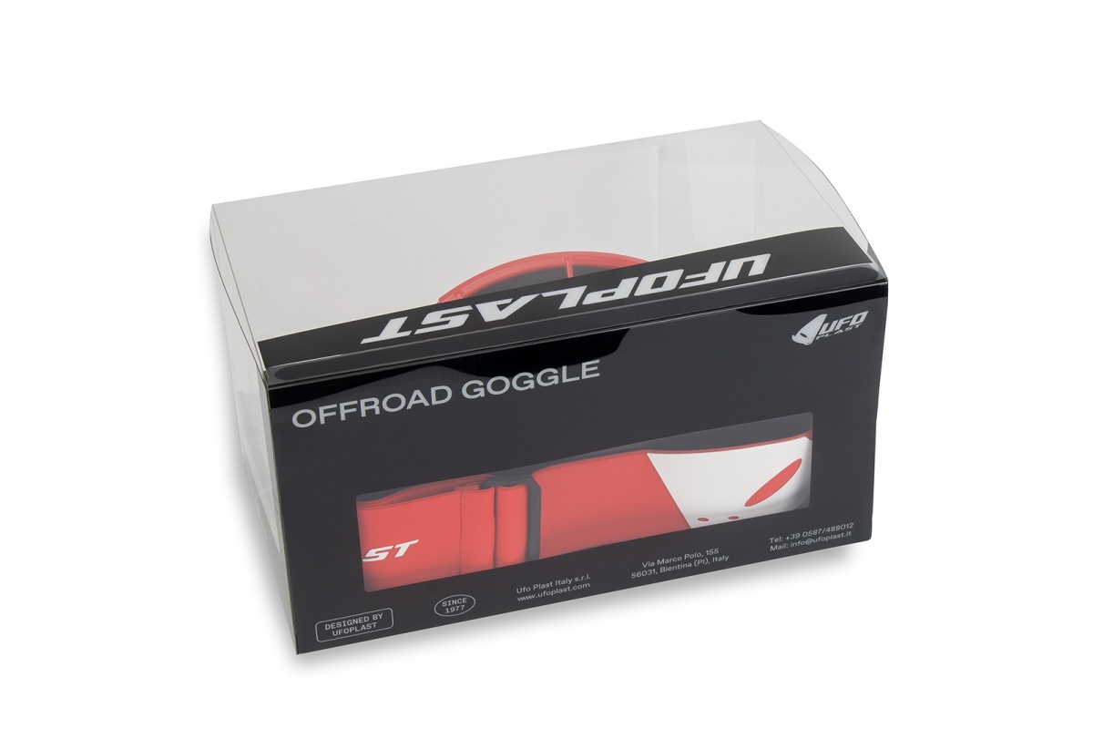 Motocross Wise Pro goggle red - Adult gear - GO13002-BW - Ufo Plast
